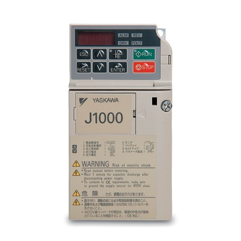 安川变频器CIMR-JB4A0002BAA 0.4KW 400VAC(输入输出三相) J1000 小型简易型 系列功率0.2-5.5KW